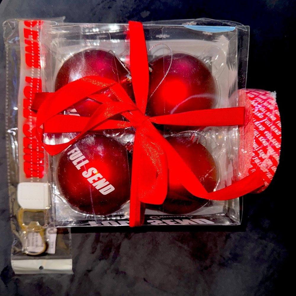 Nelk Boys Full Send 4-pack Ornaments, Key Lanyard, And Grip Tape